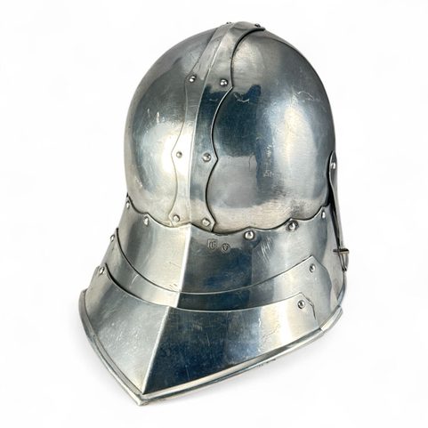 GERMAN SALLET, MEDIEVAL HELMET - ALUMINIUM