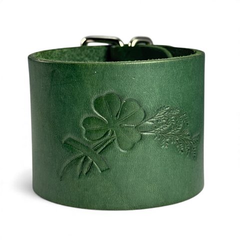 BRACELET EN CUIR, VERT