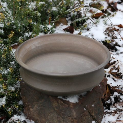 BOWL OPPIDUM STRADONICE, BOHEMIA, CELTIC GRAPHITE POTTERY, REPLICA