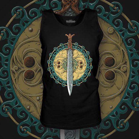 CLAÍOMH SOLAIS - SWORD OF LIGHT, MEN'S TANK TOP