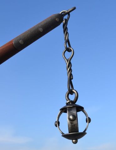 FORGED FLAIL, REPLICA OF A MEDIEVAL WEAPON