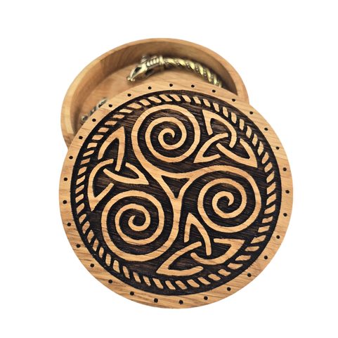 TRISKEL, OAK JEWELLERY BOX