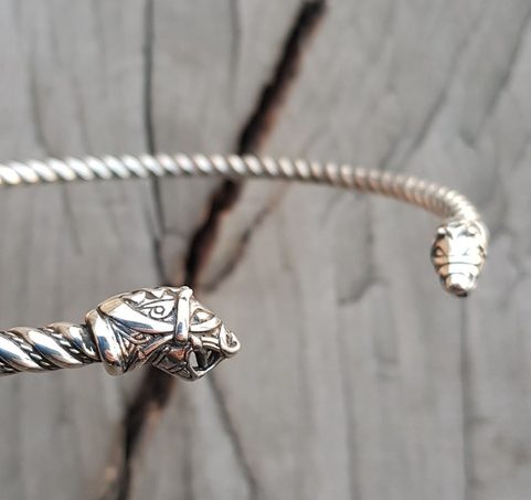 FLÓKI, VIKING SILVER TORQUES BY WULFLUND