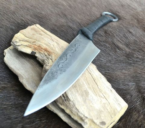 CRUACHAN, CELTIC HAND FORGED KNIFE