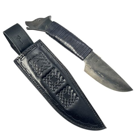 WOLF, FORGED KNIFE, BLACK