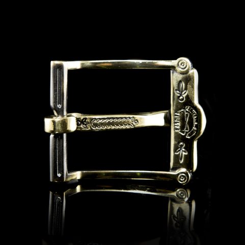 SVARGA, BELT BUCKLE, BRASS - RECTANGULAR