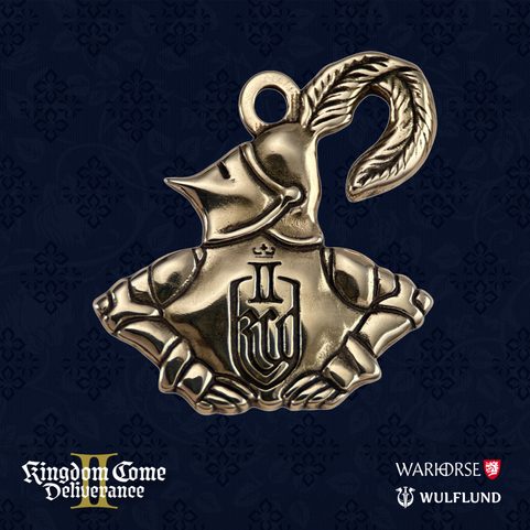 KNIGHT PENDANT, KINGDOM COME: DELIVERANCE II, BRONZE
