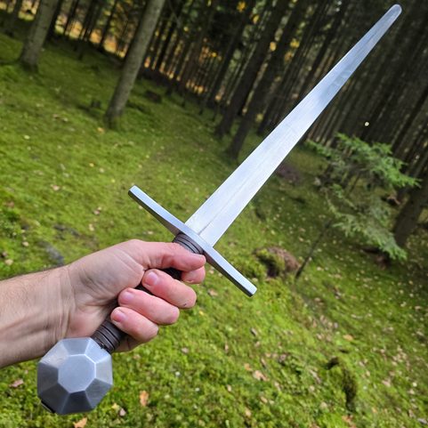 SCHWAMBERG, ÉPÉE MÉDIÉVALE À UNE MAIN, FULL TANG