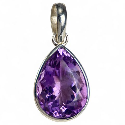 LYRA, SILVER PENDANT, AMETHYST AG 925/1000 XL STONE