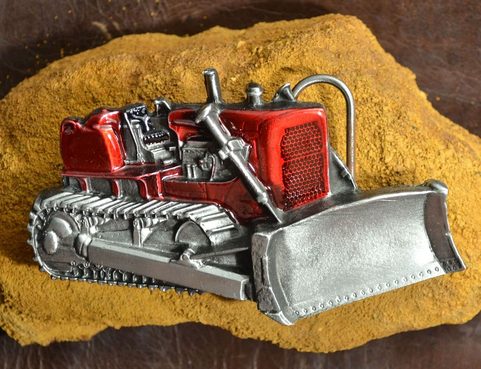 BULLDOZER, BELT BUCKLE