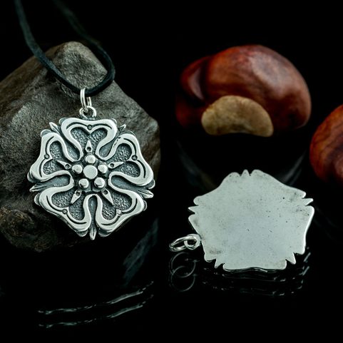 ROSE, HOUSE OF ROSENBERGS, PENDANT, SILVER