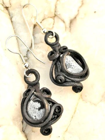 OBSIDIAN  EARRINGS