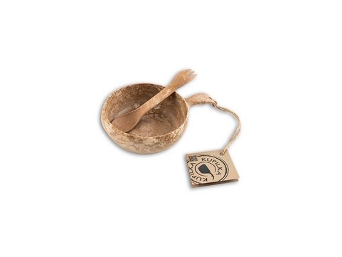 KUPILKA BOWL JUNIOR 330 ML + SPORK 165 SET - ORIGINAL (BROWN)