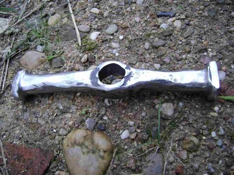 HAND FORGED ARMOURER HAMMER, LONG