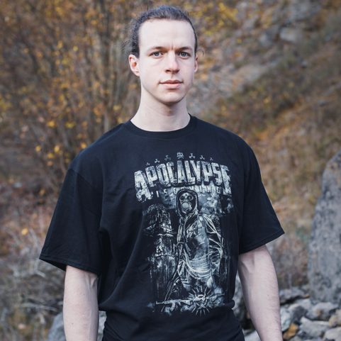 PREPPER - APOCALYPSE IS COMING, T-SHIRT B&W