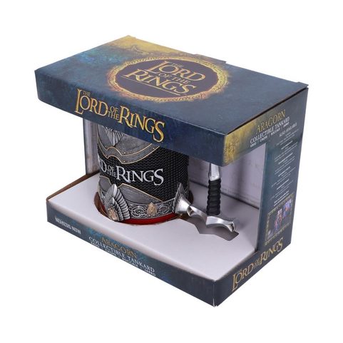 LORD OF THE RINGS THE FELLOWSHIP TANKARD 15.5CM