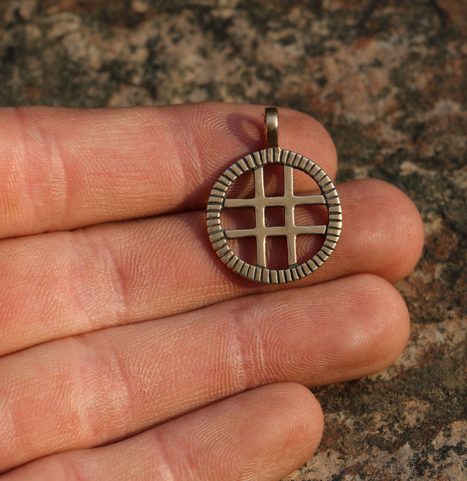 BALTIC SUN, BRONZE PENDANT