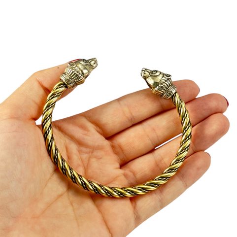 BERSERKER, BEAR, BRASS BRACELET