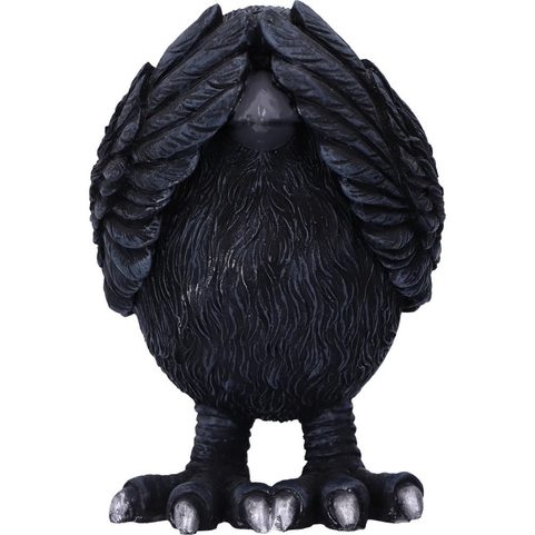THREE WISE RAVENS 8.7CM