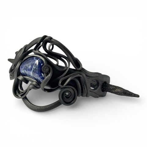 BROCHE POUR CHEVEUX AVEC SODALITE