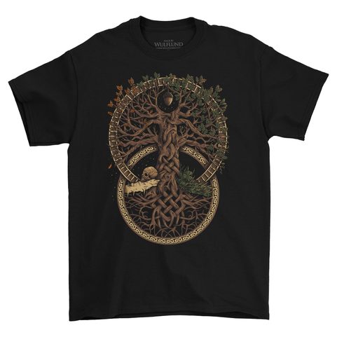 ARBRE DE VIE - T-SHIRT, COLORÉ