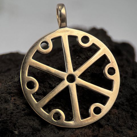 SIGNES DU TONNERRE, THUNDERMARKS DE PERUN, BRONZE PENANT