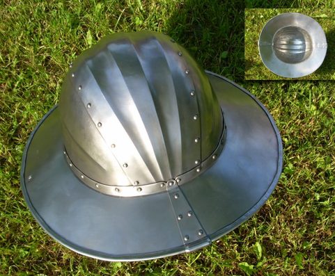 IRON HAT, RIVETED