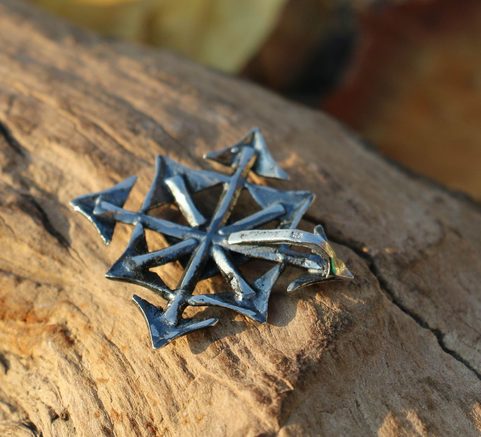 STAR OF CHAOS, CHAOSPHERE, SILVER PENDANT