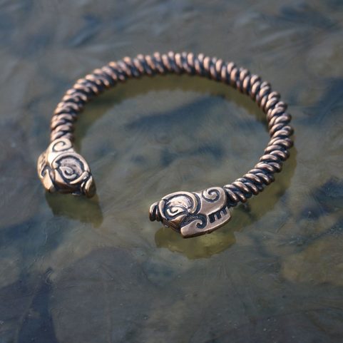 PICTISH BOAR BRACELET, BRONZE