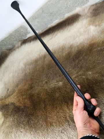 LEATHER PADDLE, BLACK