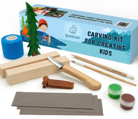 ÉPICÉA, CASTORENSEMBLE DE SCULPTURE CADEAU DIY08