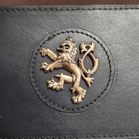 BOHEMIA - CZECH LION, LEATHER WALLET