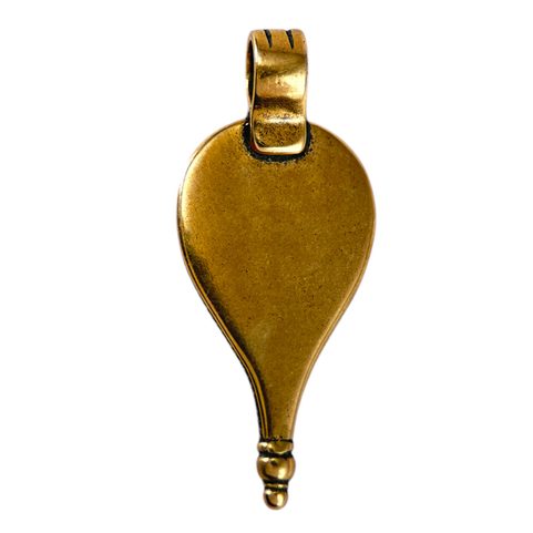 ROMAN PENDANT, II. CENTURY, BRONZE GARNET
