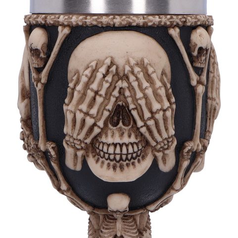 SKELETT, BECHER, 20 CM