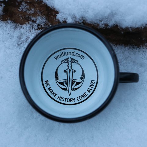 LESHY SLAVIC FOREST SPIRIT ENAMEL MUG