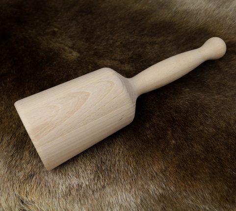 WOODEN CARPENTERS MALLET, LARGE