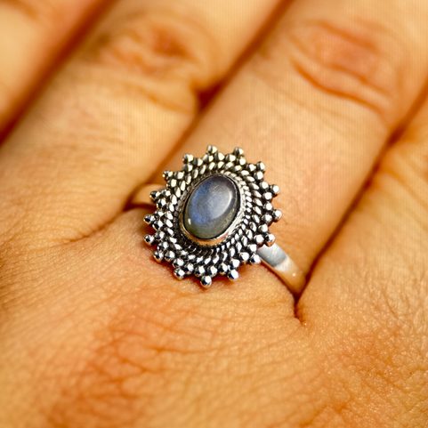 OLYMP, RING, LABRADORITE, SILVER 925/1000