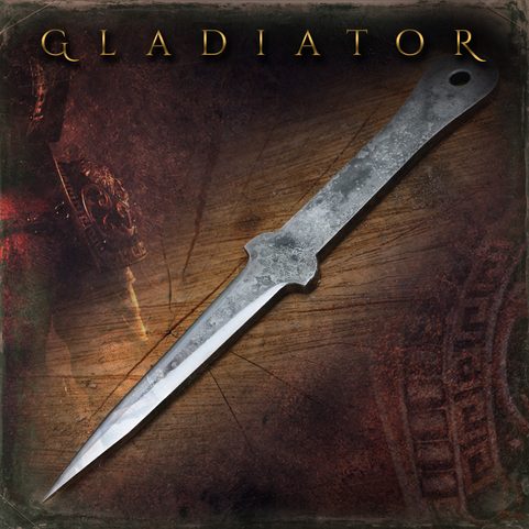 GLADIATOR THROWING KNIFE BLACK 6MM