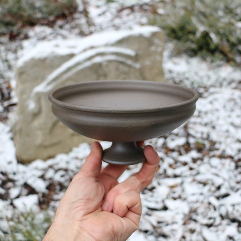VASE - VESSEL, BOHEMIA, CELTIC GRAPHITE CERAMICS, REPLICA