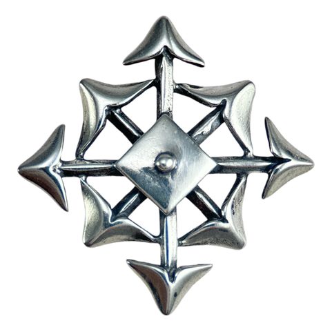 ETOILE DU CHAOS, CHAOSPHERE, PENDENTIF, ARGENT