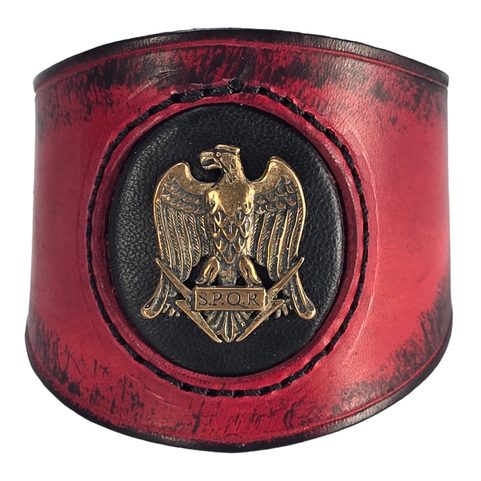 PRAETORIAN, ROMAN LEATHER BRACELET