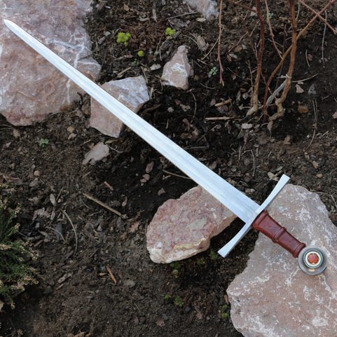 JASPER MITTELALTERLICHES EINHANDSCHWERT FULL TANG, SCHARF