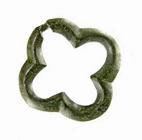 MEDIEVAL BRONZE BROOCH, XIII. CENTURY