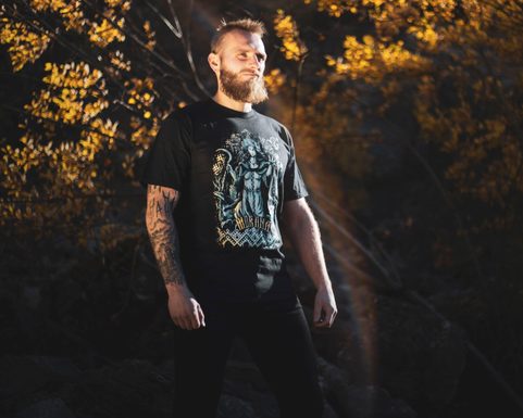 MORANA - DÉESSE DE LA MORT, T-SHIRT HOMMES, COLORÉ