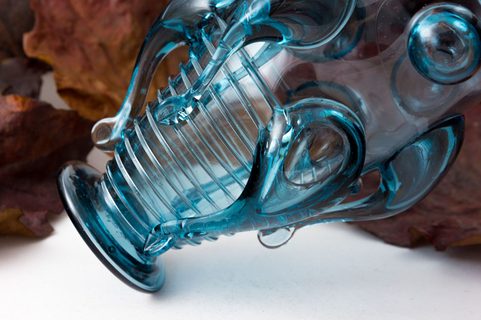 VENDEL CUP, BLUE GLASS, 7TH CENTURY