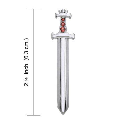 VIKING ÉPÉE, PENDENTIF - GRENADES, ARGENT