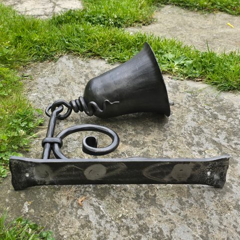 BELL - LARGE WROUGHT IRON BELL