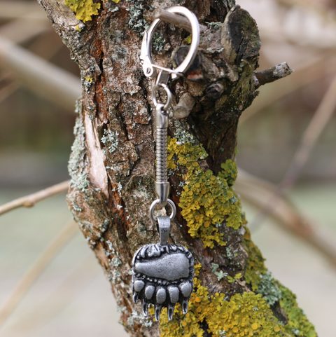 BEAR'S PAW, ZINC, KEY CHAIN