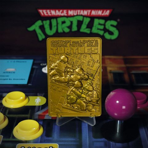 TEENAGE MUTANT NINJA TURTLES INGOT LIMITED EDITION (GOLD PLATED)
