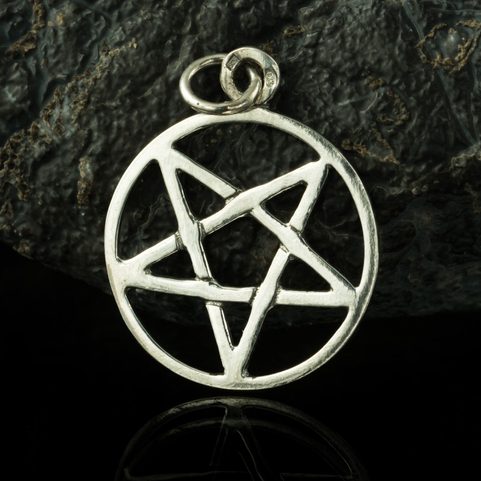 BAPHOMET, PENDENTIF D'ARGENT